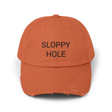 SLOPPY HOLE Distressed Cap in 6 colors