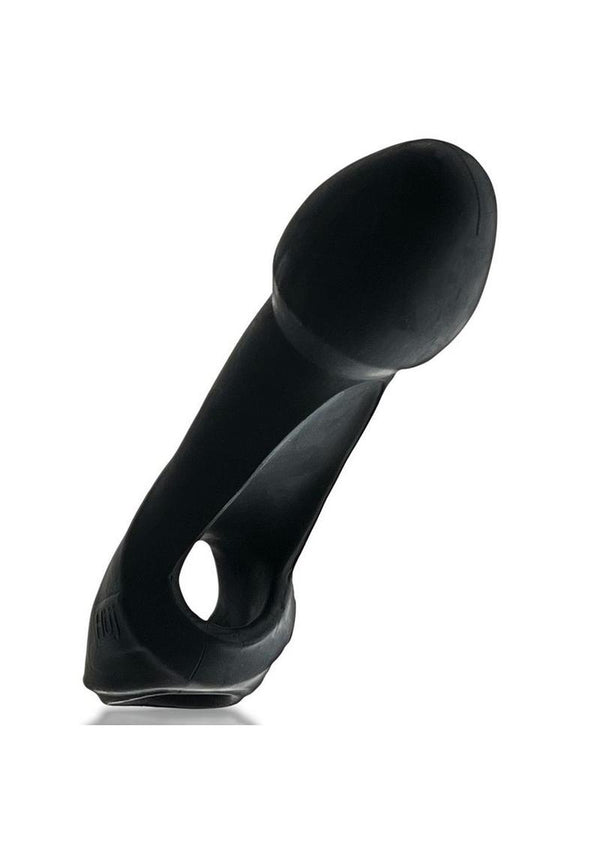 Hunkyjunk Double Thruster Double Penetrator Sling - Tar Ice Black