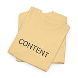 CONTENT TEE BY CULTUREEDIT AVAILABLE IN 13 COLORS