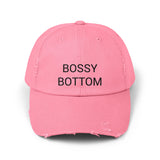 BOSSY BOTTOM Distressed Cap in 6 colors