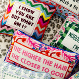 Higher the Hair Needlepoint Pillow