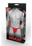 Goal Line Low Rise Jockstrap Red