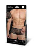 Lace King Lace Trunks Black