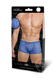 Lace King Lace Boxers Blue