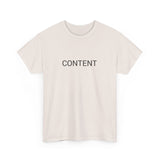 CONTENT TEE BY CULTUREEDIT AVAILABLE IN 13 COLORS