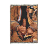 FIREMAN Woven Blanket bY CHUCK X CULTUREEDIT