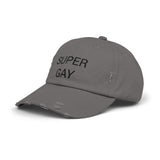 SUPER GAY Distressed Cap in 6 colors