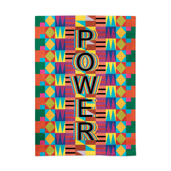 Power Tea Towel by Jeffrey Gibson x Third Drawer Down