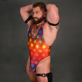 Alfons Dovana Multicolor Stars Bodysuit