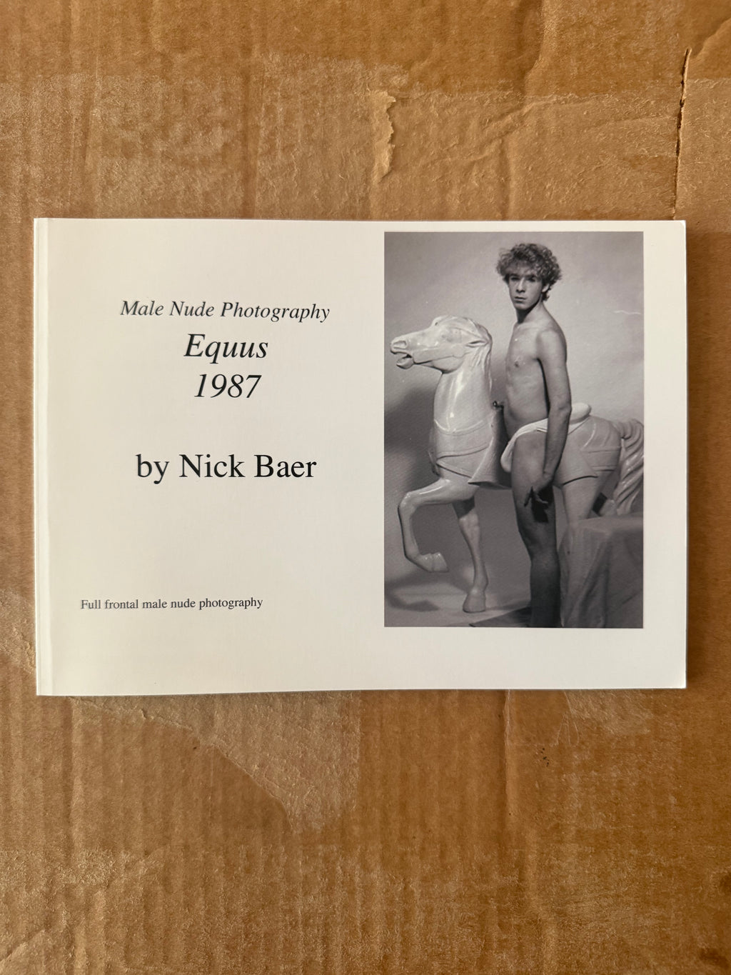 Male Nude Photography: Equus 1987 BY NICK BAER
