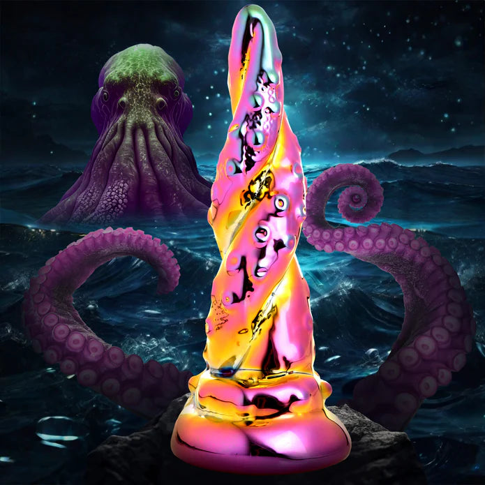 Creature Cock Enchantress Rainbow Glass Dildo