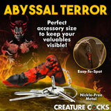 Creature Cocks Fire Demon Keychain