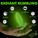 GLOW-IN-THE-DARK SILICONE BUTT PLUG