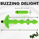 28X Glow-In-The-Dark Anal Beads W/ Remote