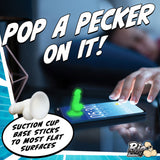 Glow-in-the-Dark Suction Snap-On Peckers 4 Pack by Big Ballers