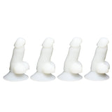 Glow-in-the-Dark Suction Snap-On Peckers 4 Pack by Big Ballers