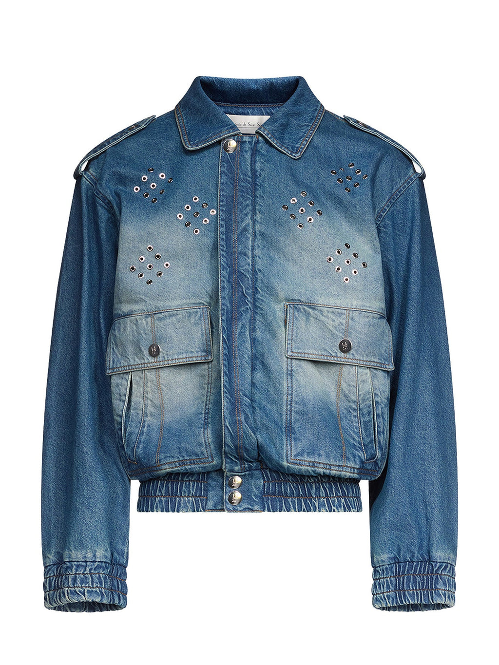 Robert Jacket in Blue Denim by LUDOVIC DE SAINT SERNIN