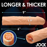 JOCK Extra Long Penis Extension Sleeve - Light