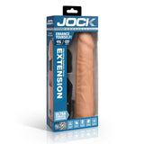 JOCK Enhancers Vibrating Penis Extension w/ Remote - Light