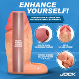 JOCK Enhancers Silicone Penis Extension Sleeve - Light