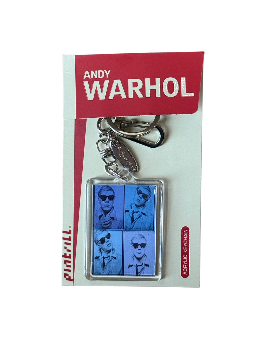 Andy Warhol Potrait Keyclip