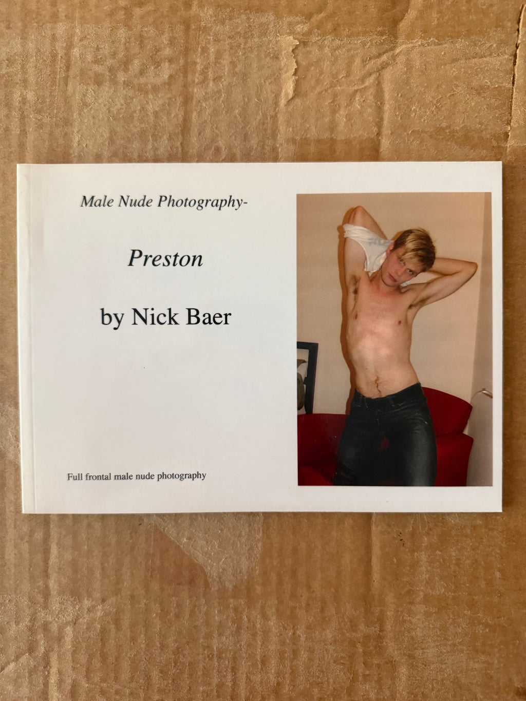 Male Nude Photography: Preston BY NICK BAER