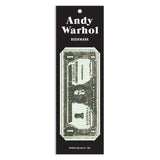 Andy Warhol Dollar Bill Shaped Bookmark