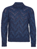 Henrik Vibskov Flat Knitted Crewneck Flat Navy