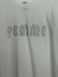WHITE FEMME SPARKLE TEE BY TRADE