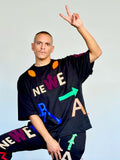 Walter Van Beirendonck WE ARE TEE OVERSIZED BLACK
