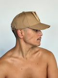 W CAP by Walter van Beirendonck in Camel