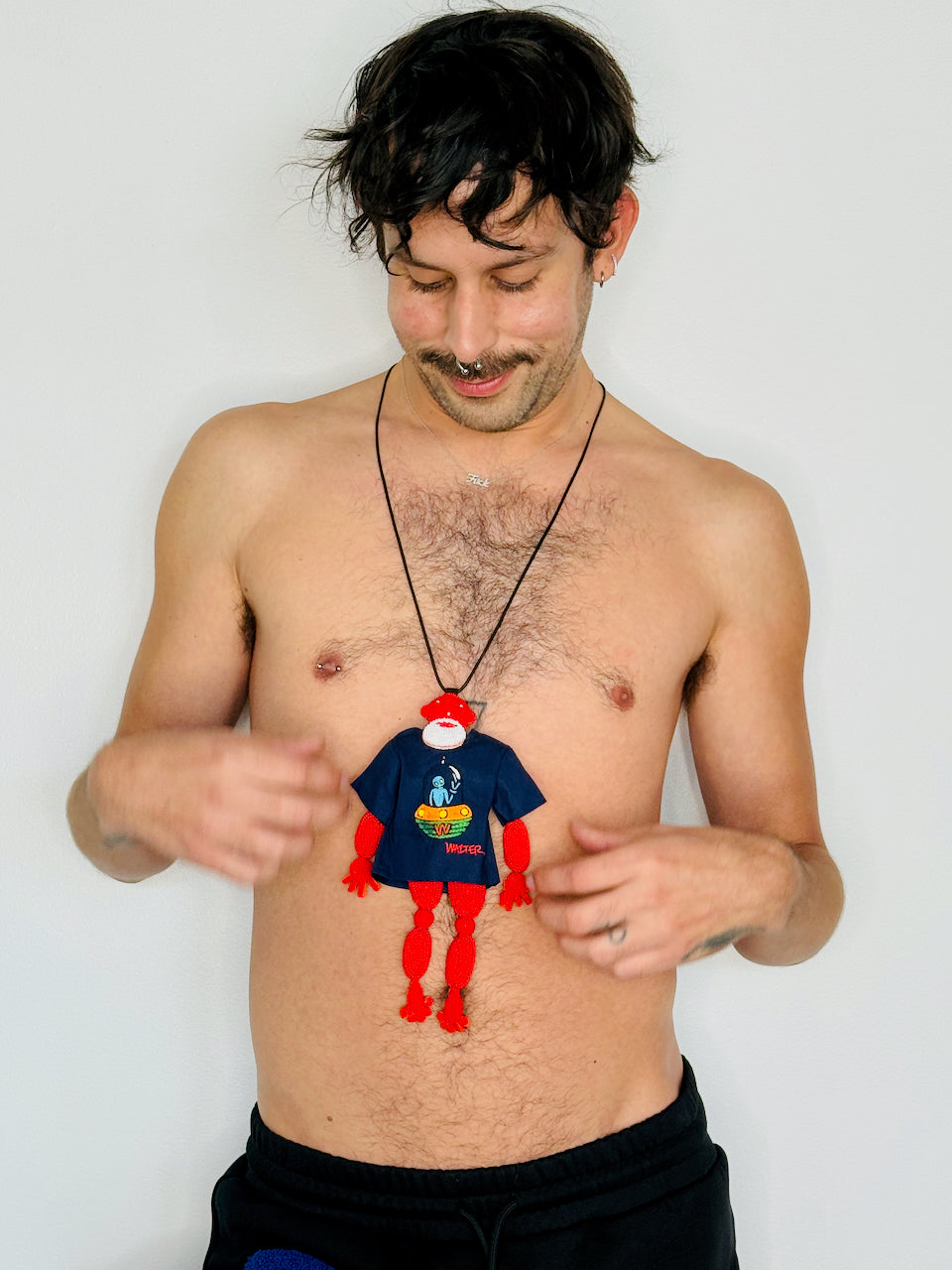 Walter Van Beirendonck Walter Doll + T Necklace