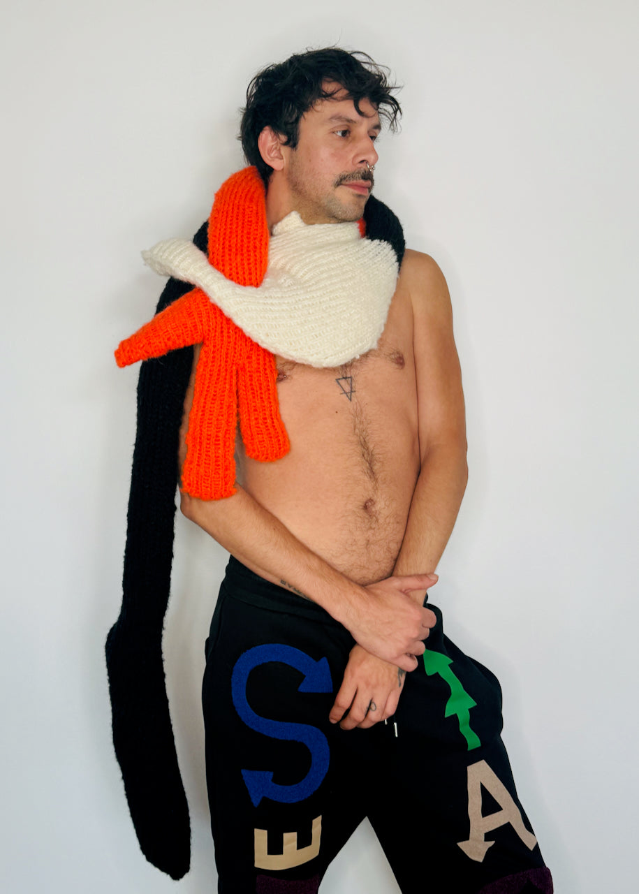 Walter Van Beirendonck ALIEN KNITTED SCARF