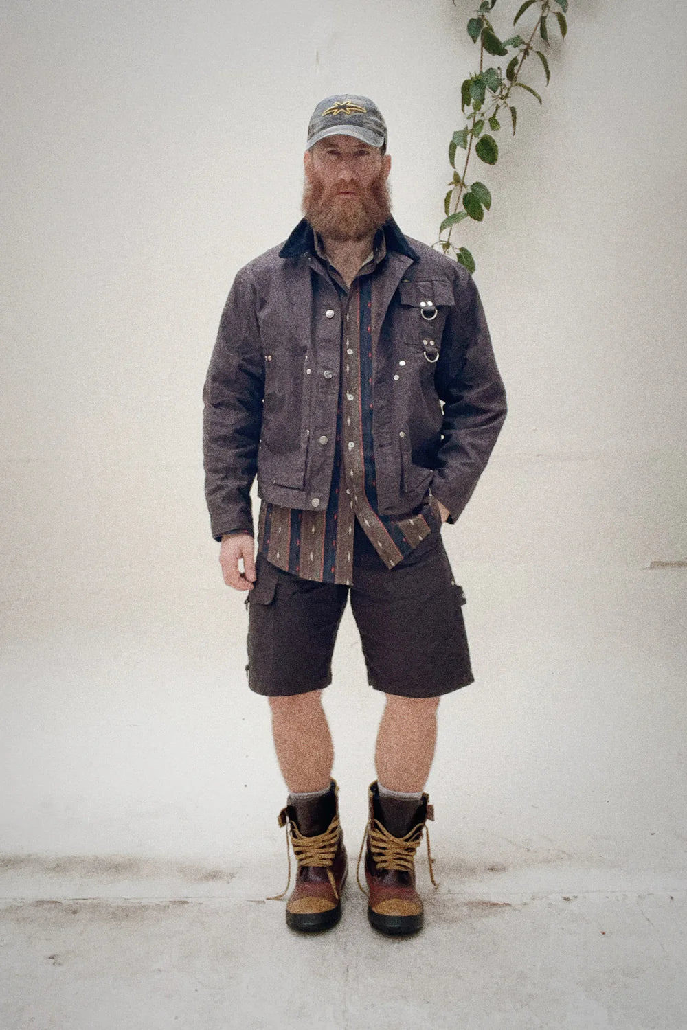 PHIPPS HARD WORK JACKET BEAR BLACK