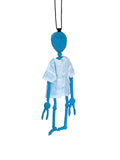 Walter Van Beirendonck Walter Doll + T Necklace in Blue