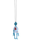 Walter Van Beirendonck Walter Doll + T Necklace in Blue