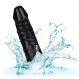 Anal Toys Back End Chubby Suction Cup Base Dildo - Black