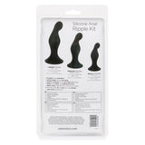 Anal Toys Silicone Anal Ripple Plug Kit (3 Piece)