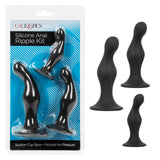 Anal Toys Silicone Anal Ripple Plug Kit (3 Piece)
