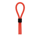 Rings! Silicone Stud Lasso Cock Ring - Red
