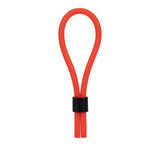 Rings! Silicone Stud Lasso Cock Ring - Red