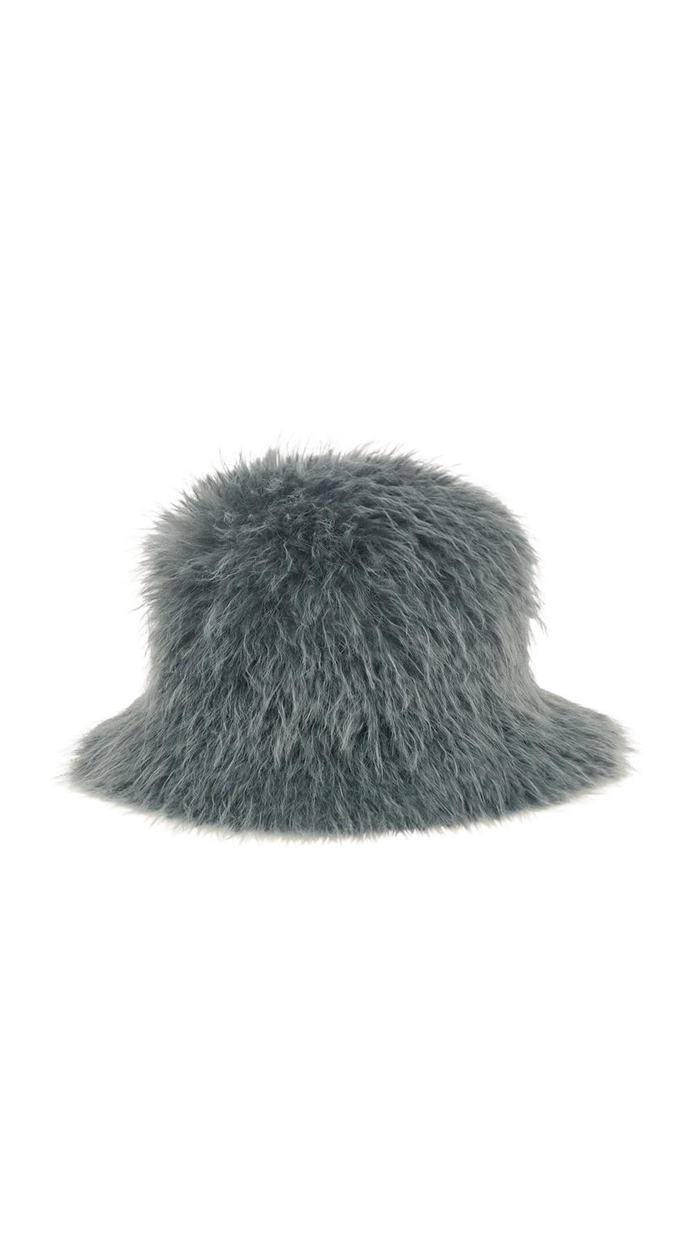 TYLER LAMBERT SHAGGY BUCKET HAT GREY