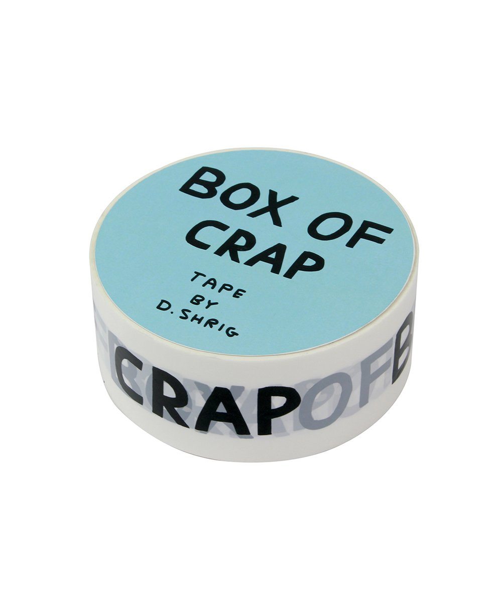 Box of Cr*p Packing Tape by David Shrigley x Third Drawer Down