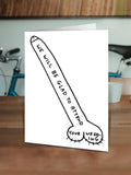 David Shrigley Greeting Card - Wedding Acceptance Card