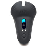 10X SILICONE COCK & BALL RING W/ VIBRATING TAINT STIMULATOR & REMOTE