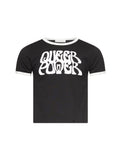 Queer Power T-Shirt in Black / White by LUDOVIC DE SAINT SERNIN