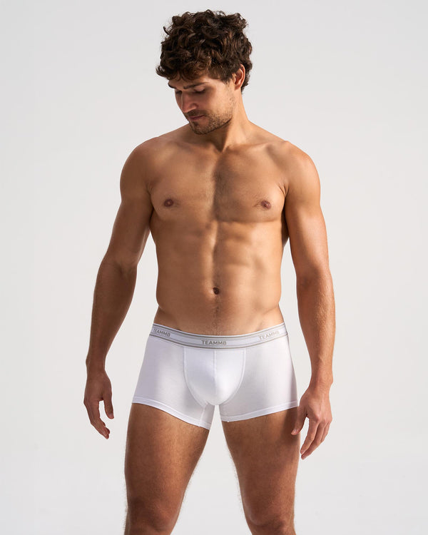 TEAMM8 Cotton Classic Trunk - White