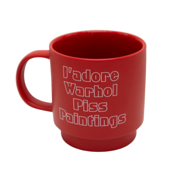 J'adore Warhol Piss Painting Mug by Candyass x Third Drawer Down