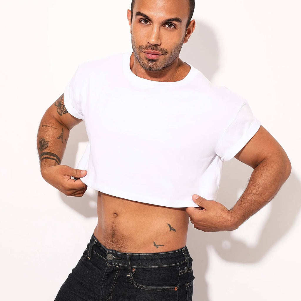 Mounderwear Mechanic Crop White