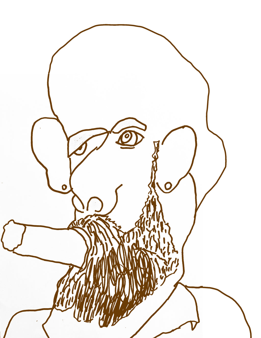 John Luckett, Julian (cigar fetish series), 2025